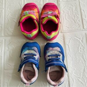 2 pair of Stride Ride Toddler shoes size 5.5